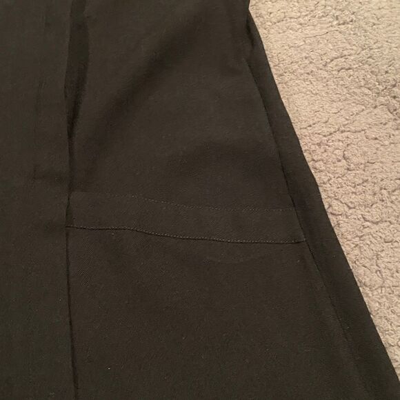 Billy Jack For Her Vintage 100% Wool Black Classy Shift Dress Size 9/10 - Picture 13 of 13